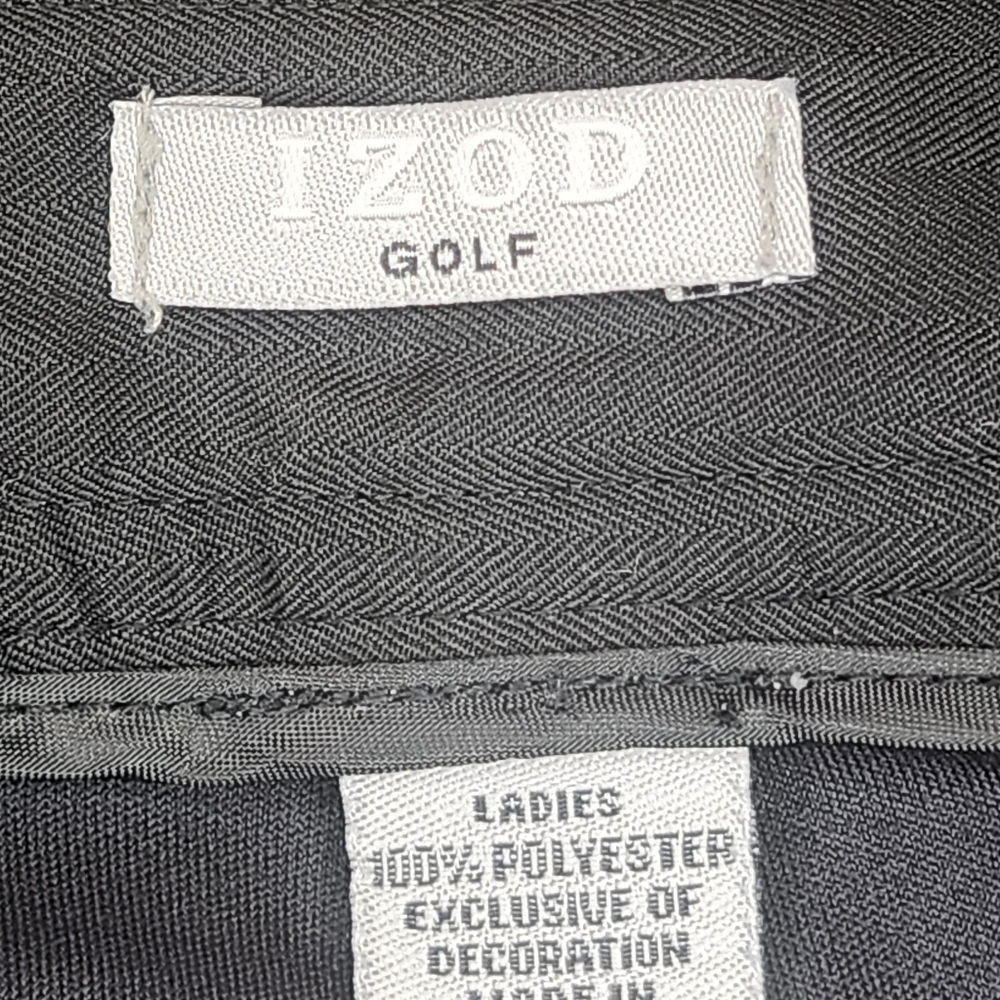 IZOD GOLF Women's Black Skort - 12 - Picture 7 of 7